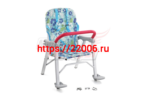 Седло-кресло детское на багажник цветное (с подлокотниками, алюминиевое) Седло-кресло детское на багажник цветное (с подлокотниками, алюминиевое)