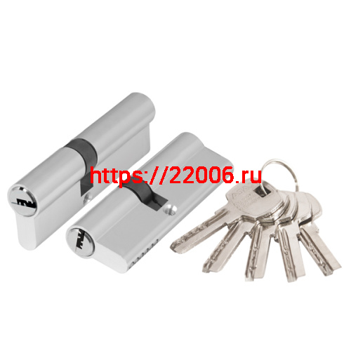 Цилиндровый Ajax (Аякс) механизм (AX200/70) AX2000Key70 (30+10+30) CP хром