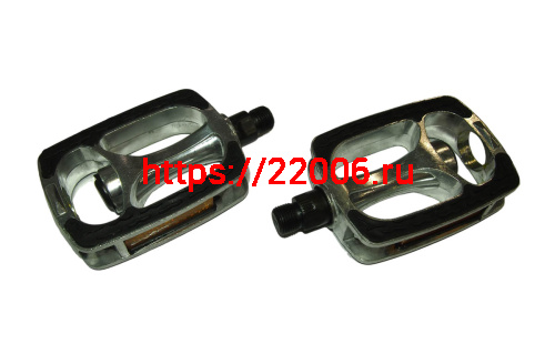 Педали Вело алюминий+резиновые вставки МТВ 121х74мм, катафот (EPD-29) Педали Вело алюминий+резиновые вставки МТВ 121х74мм, катафот (EPD-29)