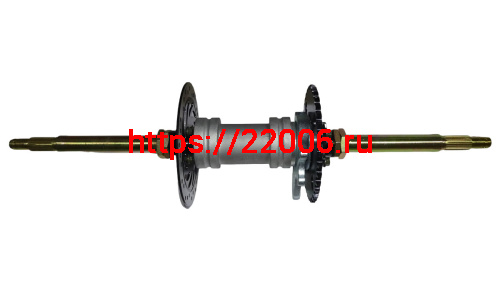 Ось задняя ATV Jaeger 2 в сборе М20*810мм (корпус поднипника, диск тормоза, звезда) Ось задняя ATV Jaeger 2 в сборе М20*810мм (корпус поднипника, диск тормоза, звезда)