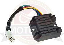 Реле регулятор с проводом х конт. мал. колодка (гнездо) CB250 см3 Zongshen ZS 172FMM (100205413)