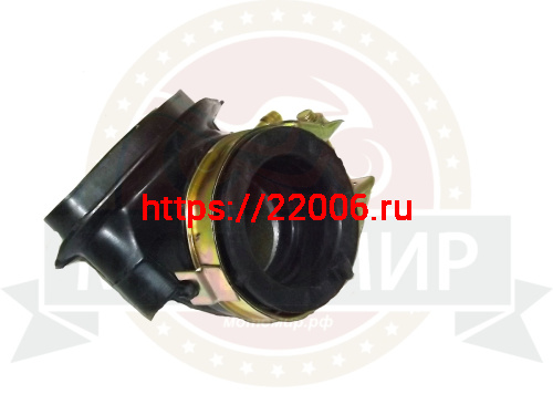 Патрубок карбюратора GY6-125/150/180, 152QMI, 157QMJ (коллектор впускной) резин. фото 2 Патрубок карбюратора GY6-125/150/180, 152QMI, 157QMJ (коллектор впускной) резин. фото 2