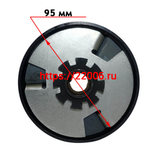 Сцепление  автоматическое, на вал 19 мм, цепь 428, звезда 10 зубов фото 6