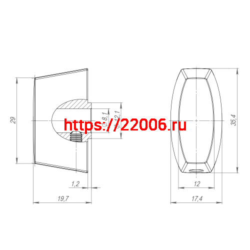 Вертушка Armadillo (Армадилло) на цилиндр T.Knob-Slim MWSC-33 итальянский тисненый фото 3 Вертушка Armadillo (Армадилло) на цилиндр T.Knob-Slim MWSC-33 итальянский тисненый фото 3