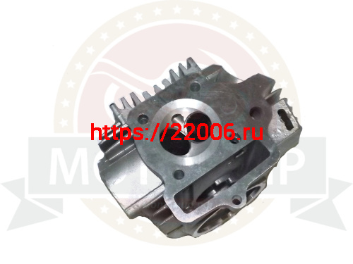 Головка цилиндра "Альфа, Zodiak" 52,4 мм (110 см3) с клапанами без распредвала, без крышки  кл..