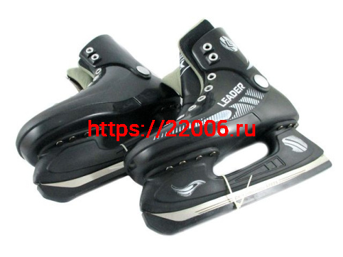Коньки хоккейные Leader 33 размер 3833