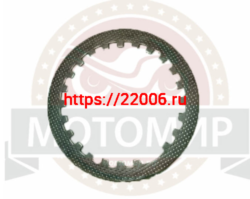 Диск сцепления CG/CB, YX140-160, YBR125 (156FMI-162FMJ) Хантер (82*90/110*1,2мм 24ш) (металл. 4 шт) Диск сцепления CG/CB, YX140-160, YBR125 (156FMI-162FMJ) Хантер (82*90/110*1,2мм 24ш) (металл. 4 шт)