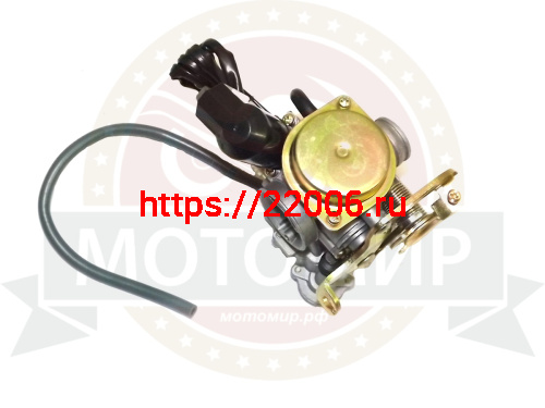 Карбюратор 4х такт. GY6-50/60  (FT50QT) (заслонка d16 мм) фото 3