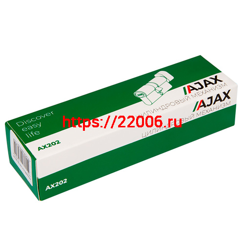 Цилиндровый Ajax (Аякс) механизм (AX202/100) AX2002Knob100 (50+10+40) CP хром с вертушкой фото 2 Цилиндровый Ajax (Аякс) механизм (AX202/100) AX2002Knob100 (50+10+40) CP хром с вертушкой фото 2