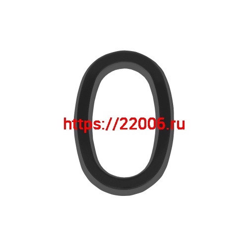 Цифра Fuaro (Фуаро) "0" самоклеящаяся ABS (50х37) (FUARO) BL черный Цифра Fuaro (Фуаро) "0" самоклеящаяся ABS (50х37) (FUARO) BL черный