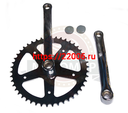 Шатуны 46Тх170 мм, под квадрат, цвет Черный Шатуны 46Тх170 мм, под квадрат, цвет Черный