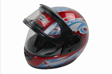 Шлем CONCORD XZF01 красный "XXL(63-64)" (интеграл)