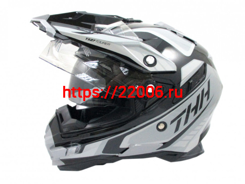 Мотошлем THH TX-27 №3 black/grey (XL) Мотошлем THH TX-27 №3 black/grey (XL)