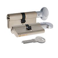 Цилиндровый механизм Kale kilit (Кале килит) с вертушкой 164 SM/80 (35+10+35) mm никель 5 кл.