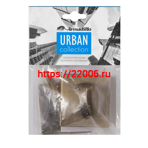 Ручка Armadillo (Армадилло) поворотная BK6.K.USS52 (WC-BOLT BK6 USS) CP-8 хром фото 3