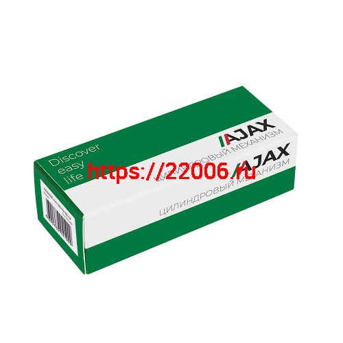 Цилиндровый Ajax (Аякс) механизм (AZ200/60) AZ2000Key60 (25+10+25) CP хром фото 2