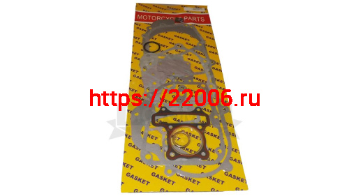 Набор прокладок двигателя GY6-100 50,00 мм короткий 10" Набор прокладок двигателя GY6-100 50,00 мм короткий 10"