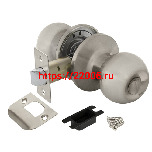 Ручка Ajax (Аякс) защелка DK682 SN-BK (6082 SN-B) (фик.) мат. никель