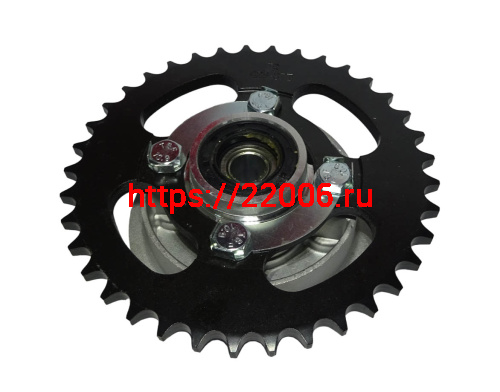 Звезда 37 зуб. (428) цепи, задняя  в сборе с основанием XTRAIL (F15-3)