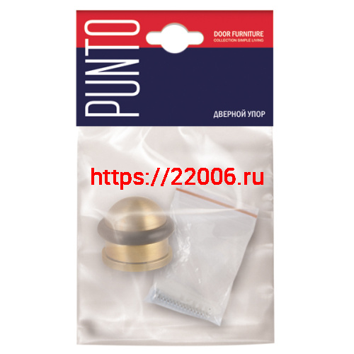 Упор Punto (Пунто) дверной напольный DFIX/F26 (DS PF-26) GP-5 золото фото 2