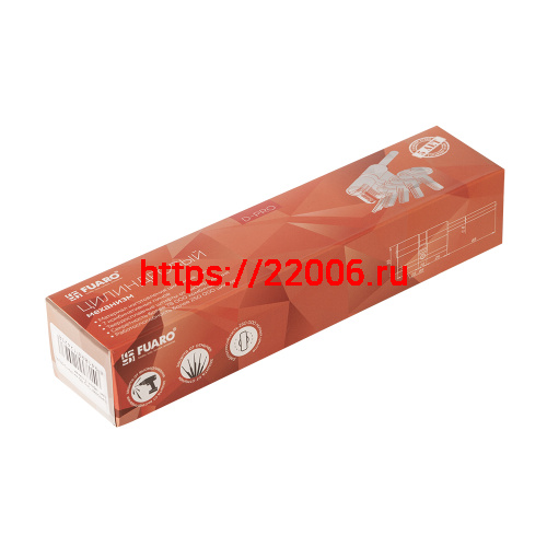 Цилиндровый Fuaro (Фуаро) механизм D-PRO5007 Tang 90 w/k (55+10+25) BL-24 черный 5Key без верт. фото 2