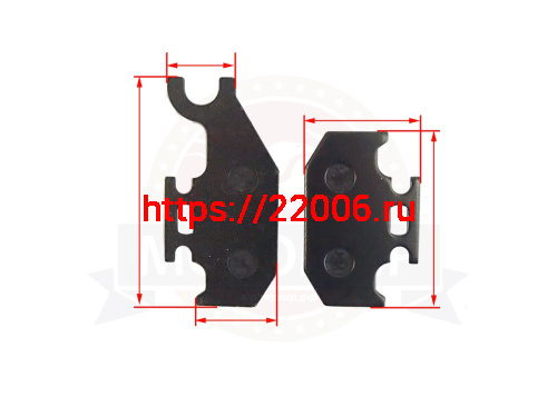 Колодки тормозные дисковые ATV BRP G1 (SUZUKI) правые FA317 Колодки тормозные дисковые ATV BRP G1 (SUZUKI) правые FA317