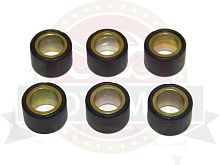 Ролик вариатора (компл 6 шт.) 16х13  9,0 гр GY6-50, 139QMB, Хонда DIO, Tact, Lead (НАБОР)