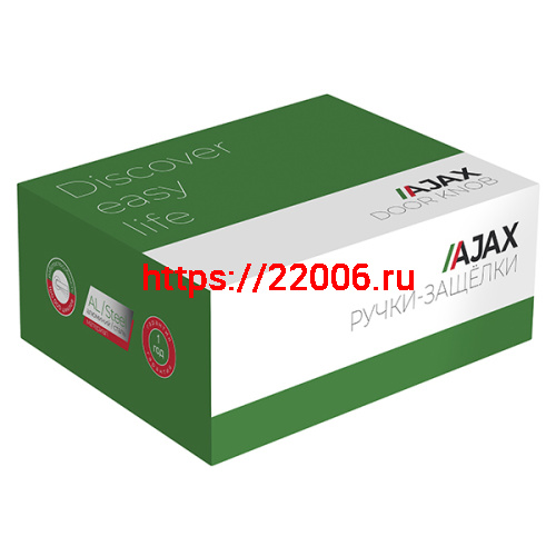 Ручка Ajax (Аякс) защелка DK610 BL-PS (6010 BL-P) (без фик.) черный фото 2