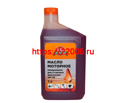 Масло  МОТОМИР для 2т двигателей, минеральное API TB (1литр)