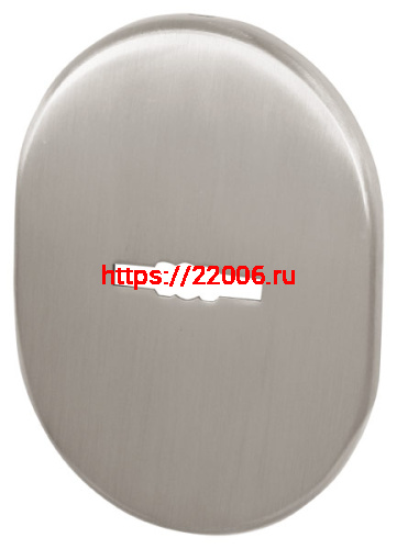 Декоративная Fuaro (Фуаро) накладка ESC 475 (90х65) SN матовый никель на сувальдный замок