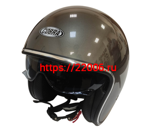 Шлем открытый COBRA EC H589, серый титан, размер XL