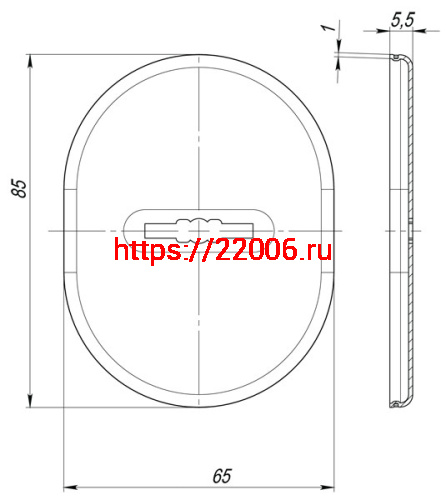 Накладка Fuaro (Фуаро) на сувальдный замок ESC.S.SF/OV.475 (ESC 475) AB зелёная бронза фото 3