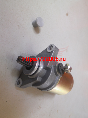 Электростартер YAMAHA JOG90(вал 9 шлиц,d9 мм,вылет 17 мм,клемма под винт) Электростартер YAMAHA JOG90(вал 9 шлиц,d9 мм,вылет 17 мм,клемма под винт)