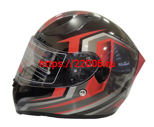 Шлем интеграл COBRA EC H128, серый/оранж, серый/син, черн/крас, черн/лайм, черн/оранж, размер M фото 3