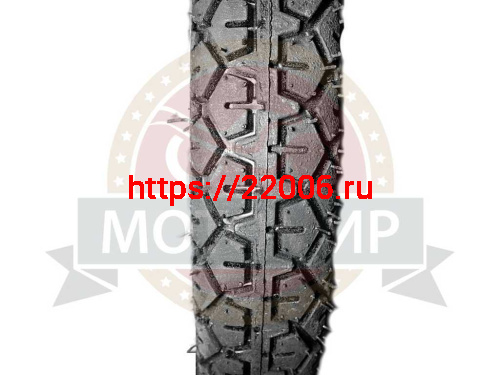 Покрышка  ПетроШина 18" С-109, 3.00-18 (90/100-18) с камерой, Минск