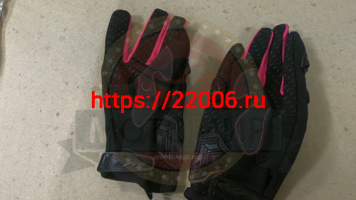 Перчатки женские SCOYCO (оригинал) МС-29W, черный с розовым, р-р  S фото 2