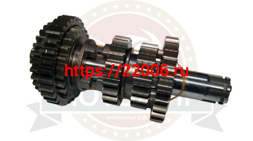 Вал вторичный CB250 см3 Zongshen ZS 172FMM в сборе (100203556) Вал вторичный CB250 см3 Zongshen ZS 172FMM в сборе (100203556)