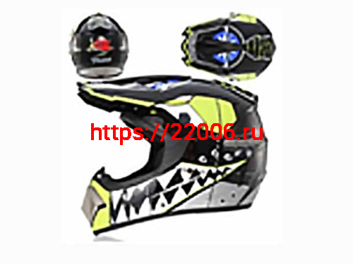 Мотошлем VIRTUE MD-905 Кросс черный с зелёным рисунком (XL) Мотошлем VIRTUE MD-905 Кросс черный с зелёным рисунком (XL)