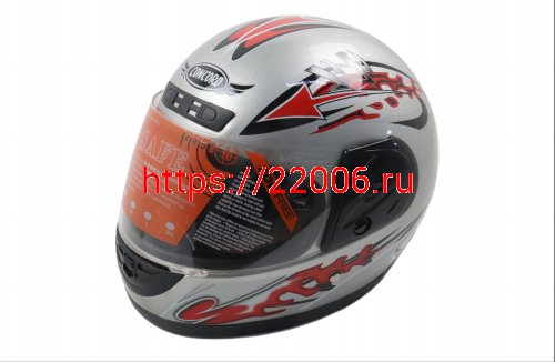 Шлем CONCORD XZF03 серебристый "M(57-58)" (интеграл) фото 2