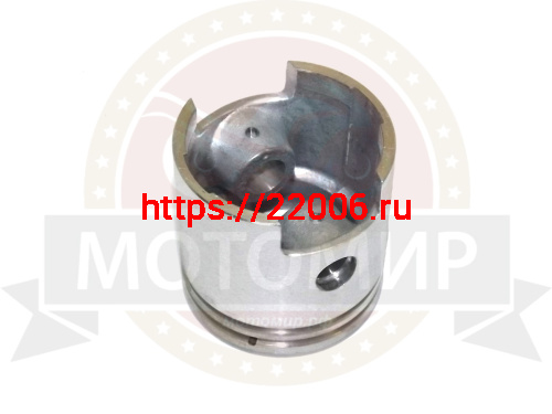 Поршень 2х такт Веломотор F80 "Газуля" 47 мм палец на 10 голый фото 2