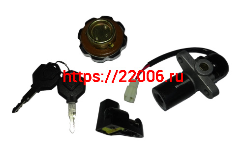 Замок зажигания COMBAT 400 (+ крышка бензобака) фото 2 Замок зажигания COMBAT 400 (+ крышка бензобака) фото 2