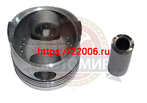 Поршень R190 МБ-10Д 90 мм в сборе (с круглой выемкой под дл.форсунку)