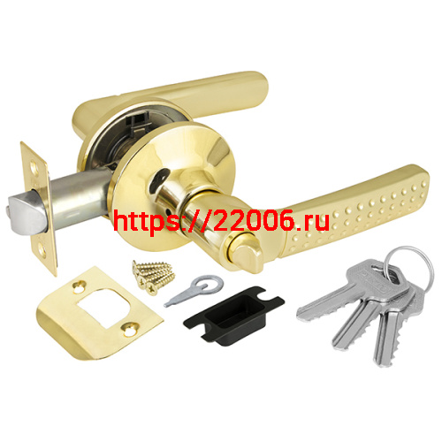 Ручка Punto (Пунто) защелка DK626 PB-ET (6026 PB-E) (кл./фик.) золото Ручка Punto (Пунто) защелка DK626 PB-ET (6026 PB-E) (кл./фик.) золото