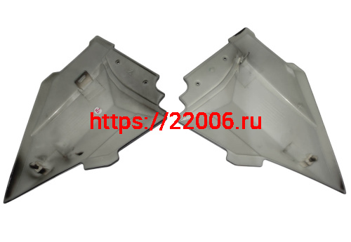 Облицовка двигателя DESTRA 250 задняя (компл 2 шт) (T20K010401F00100+Т20K010402F00100) фото 2