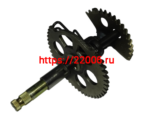 Крышка картера GY6-125/150 АТV вариатора левая в сборе с пусковым устр-ом 157QMJ (1101) короткая 10 фото 3