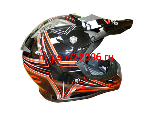 Мотошлем SAFEBET HF-116 (cross) black Q158-R (S) Мотошлем SAFEBET HF-116 (cross) black Q158-R (S)