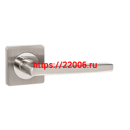 Ручка Ajax (Аякс) раздельная K.JK51.POLO TECH/IND SN/CP-3 мат.никель/хром (белая коробка)