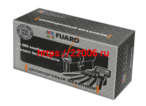 Цилиндровый Fuaro (Фуаро) механизм R600/70 mm (25+10+35) PB латунь 5 кл. фото 2