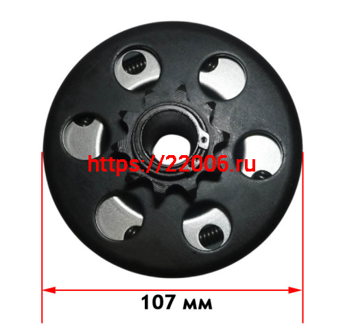 Сцепление  автоматическое, на вал 20 мм, цепь 420, звезда 10 зубов