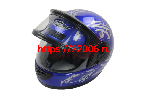 Шлем CONCORD XZF01 синий "S,M,L,XL,XXL" (интеграл)